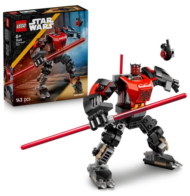 لگو 75411 Star Wars Darth Maul ربات اسباببازی مناسب 6+ سال، 143 قطعه لگو 75411 Star Wars Darth Maul ربات اسباببازی مناسب 6+ سال، 143 قطعه