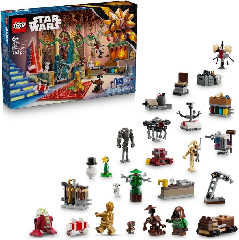 لگو Star Wars تقویم سال نو 2025 مدل 75418 با 263 قطعه لگو Star Wars تقویم سال نو 2025 مدل 75418 با 263 قطعه