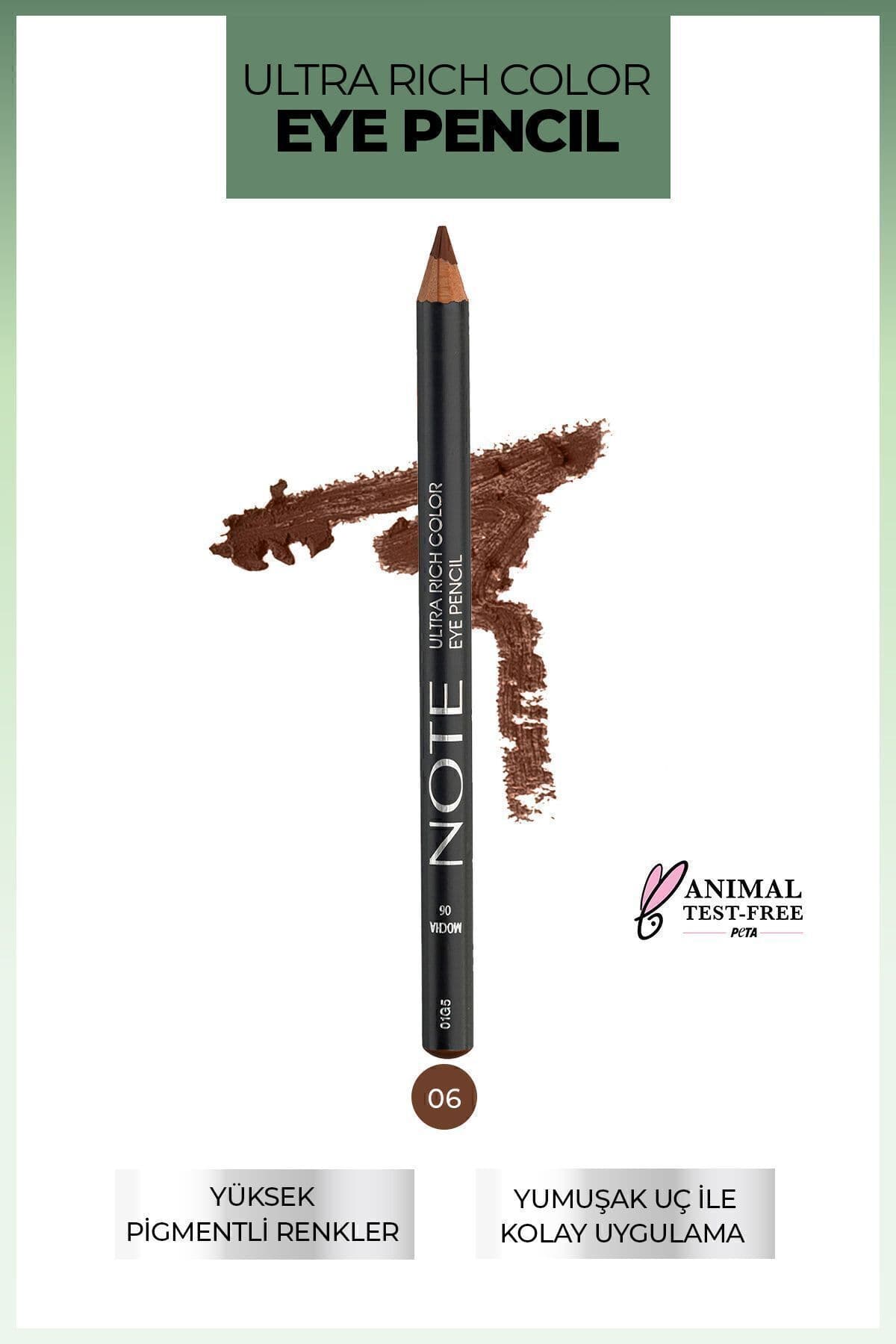 مداد چشم Note Cosmetics Ultra Rich Color شماره 06 قهوهای مسی مداد چشم Note Cosmetics Ultra Rich Color شماره 06 قهوهای مسی