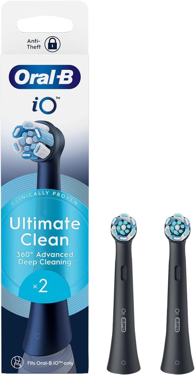 سری یدک مسواک برقی Oral-B مدل Io Rb Cb-2 مشکی بسته ۲ عددی سری یدک مسواک برقی Oral-B مدل Io Rb Cb-2 مشکی بسته ۲ عددی