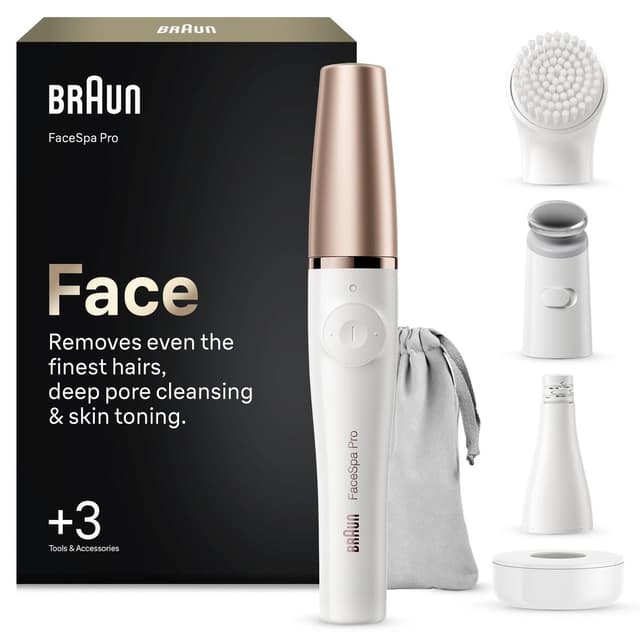 اپیلاتور صورت Braun FaceSpa Pro با ۳ سری اضافه مدل 911 اپیلاتور صورت Braun FaceSpa Pro با ۳ سری اضافه مدل 911
