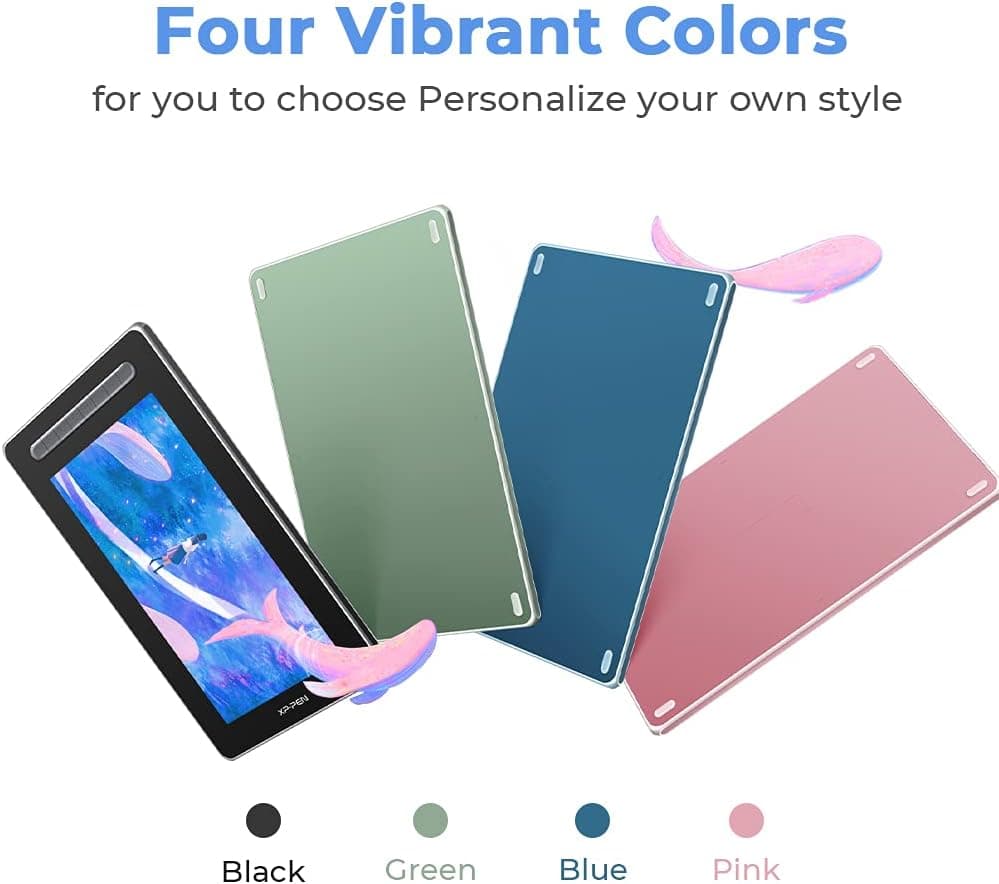 تبلت گرافیکی نمایشگردار XP-Pen سیاه مدل Artist 12 نسل دوم تبلت گرافیکی نمایشگردار XP-Pen سیاه مدل Artist 12 نسل دوم