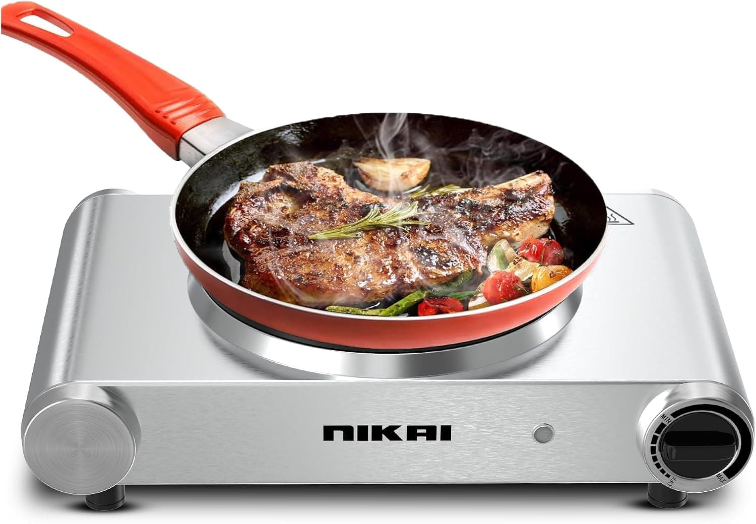 اجاق برقی Nikai تکشعله 1500W با ترموستات مدل NKTOE4N2 اجاق برقی Nikai تکشعله 1500W با ترموستات مدل NKTOE4N2