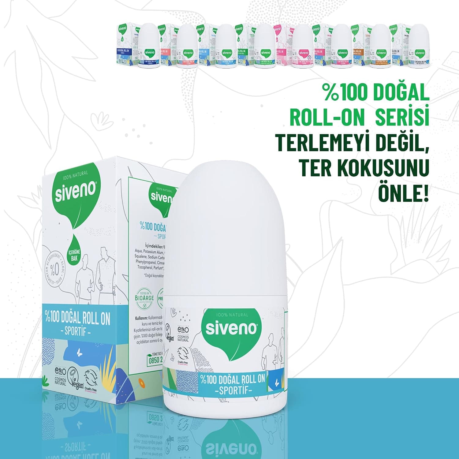 دئودورانت رولآن ورزشی Siveno %100 طبیعی گیاهی ضد بوی عرق بدون لک وگان 50 ml دئودورانت رولآن ورزشی Siveno %100 طبیعی گیاهی ضد بوی عرق بدون لک وگان 50 ml