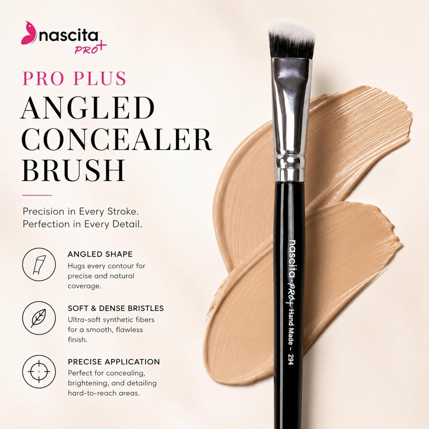 براش کانسیلر زاویهدار Nascita Pro Plus براش کانسیلر زاویهدار Nascita Pro Plus