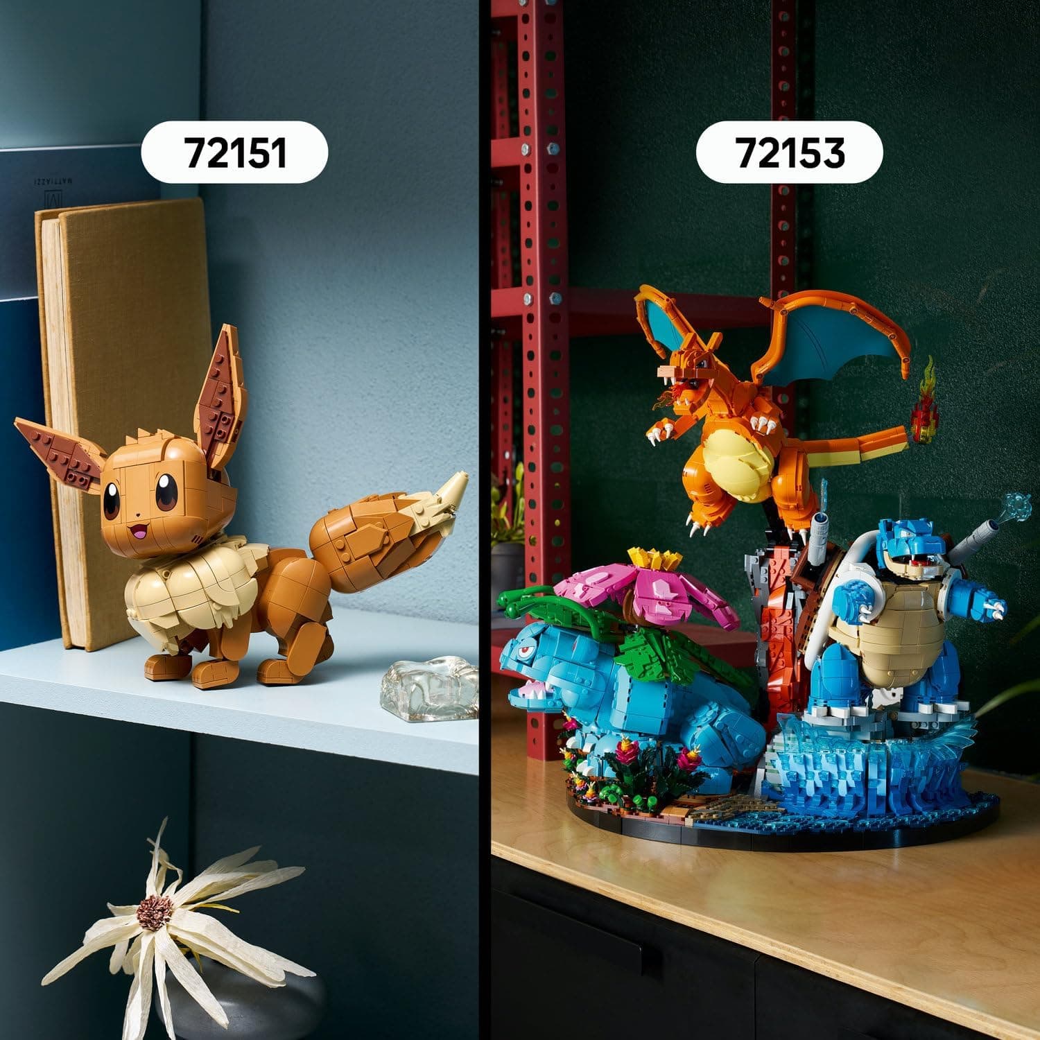 مدل ساخت مجموعۀ دکوری LEGO Pokémon Pikachu و Poké Topu 72152 با ایستگاه قابل تنظیم برای بزرگسالان، 2050 پارچه مدل ساخت مجموعۀ دکوری LEGO Pokémon Pikachu و Poké Topu 72152 با ایستگاه قابل تنظیم برای بزرگسالان، 2050 پارچه