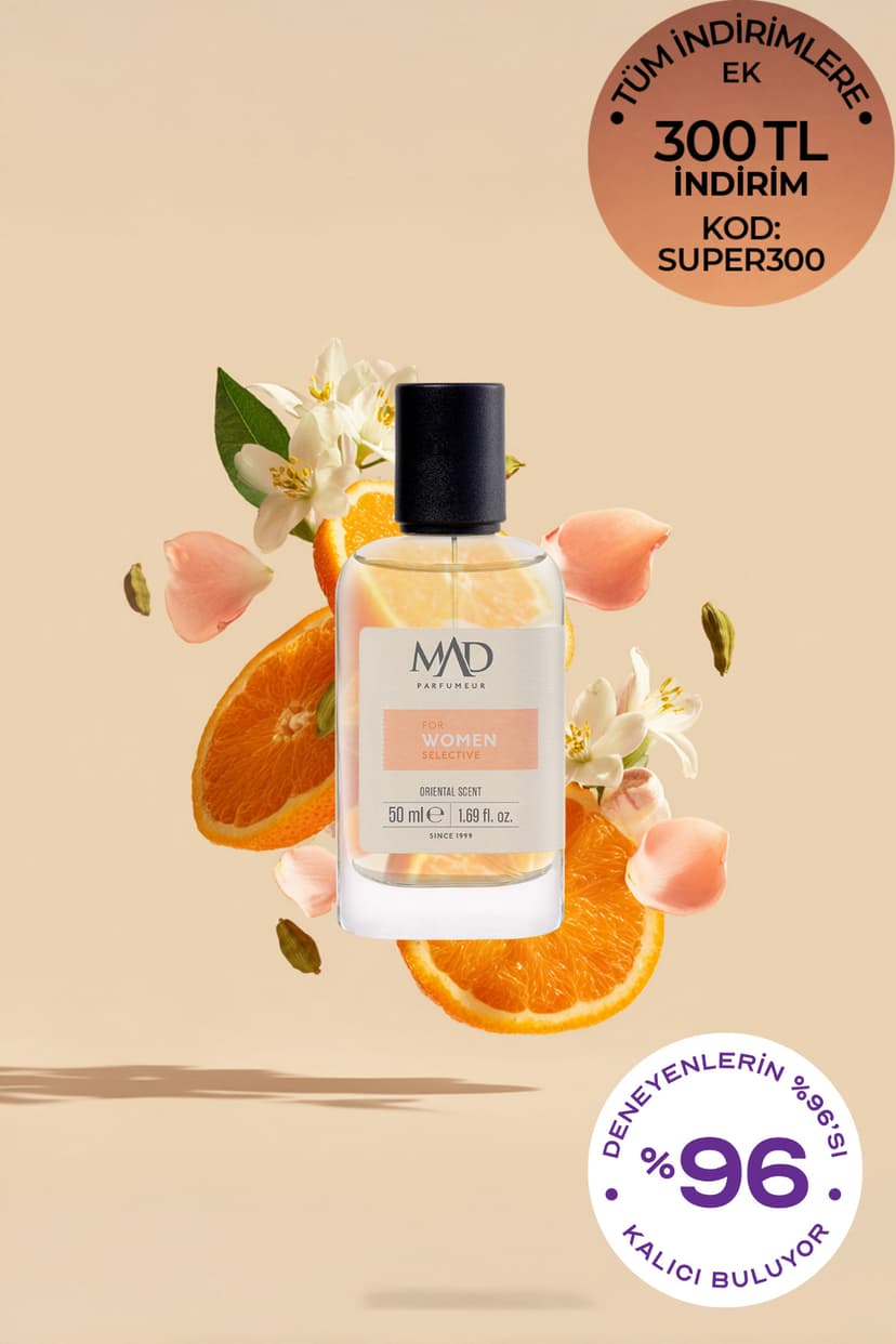 عطر زنانه Mad Parfüm Selective 50 ml مدل C119 عطر زنانه Mad Parfüm Selective 50 ml مدل C119