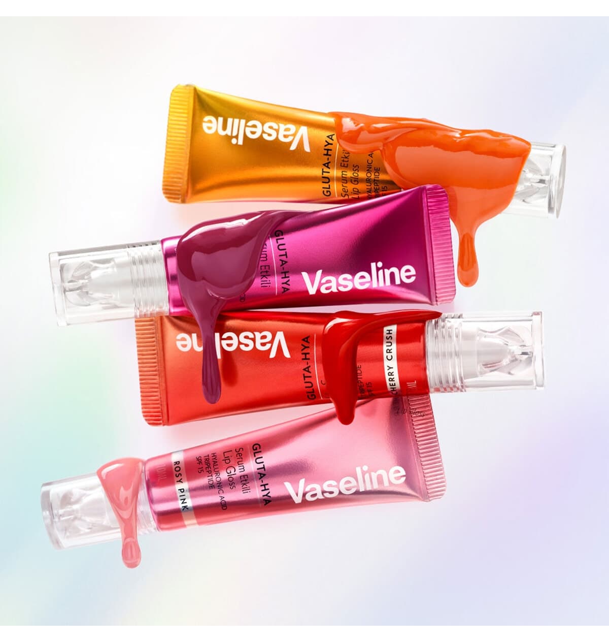 لیپ گلاس Vaseline Gluta Hya با اثر سرم Cherry Crush 10 ml لیپ گلاس Vaseline Gluta Hya با اثر سرم Cherry Crush 10 ml