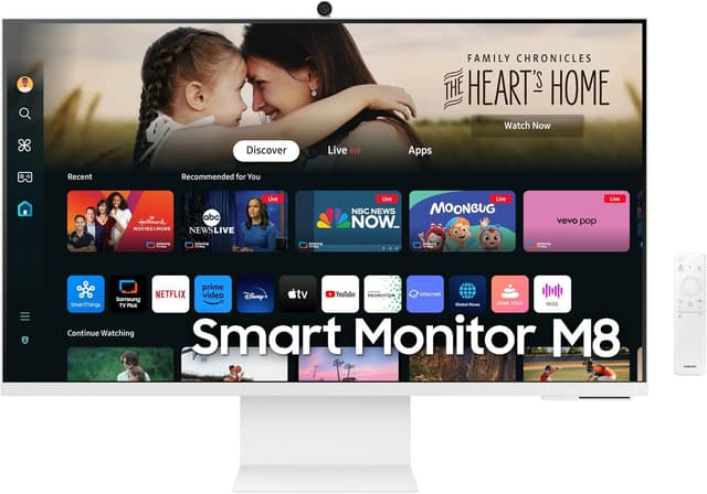 مانیتور هوشمند Samsung ۳۲ اینچ 4K مدل LS32DM801UUXUF مانیتور هوشمند Samsung ۳۲ اینچ 4K مدل LS32DM801UUXUF