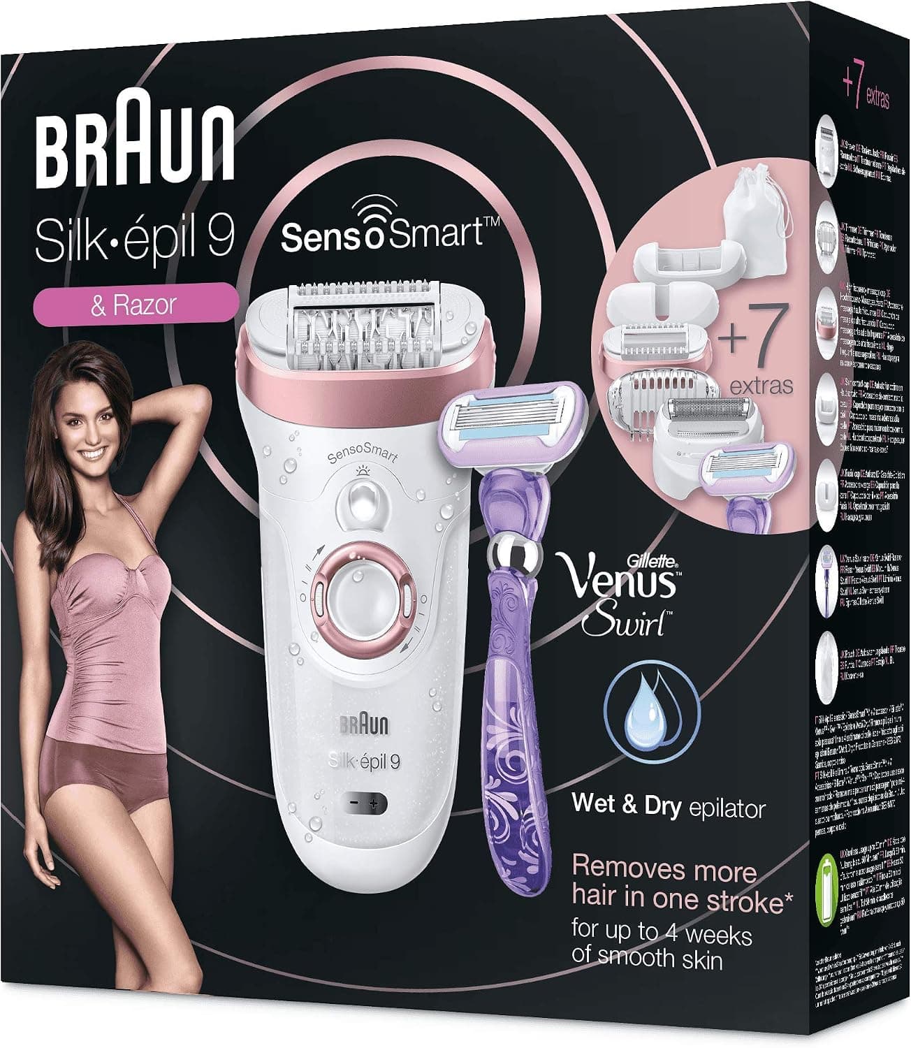 دستگاه اپیلاسیون Braun بیسیم خشک و مرطوب Silk Epil 9 9870 SensoSmart دستگاه اپیلاسیون Braun بیسیم خشک و مرطوب Silk Epil 9 9870 SensoSmart
