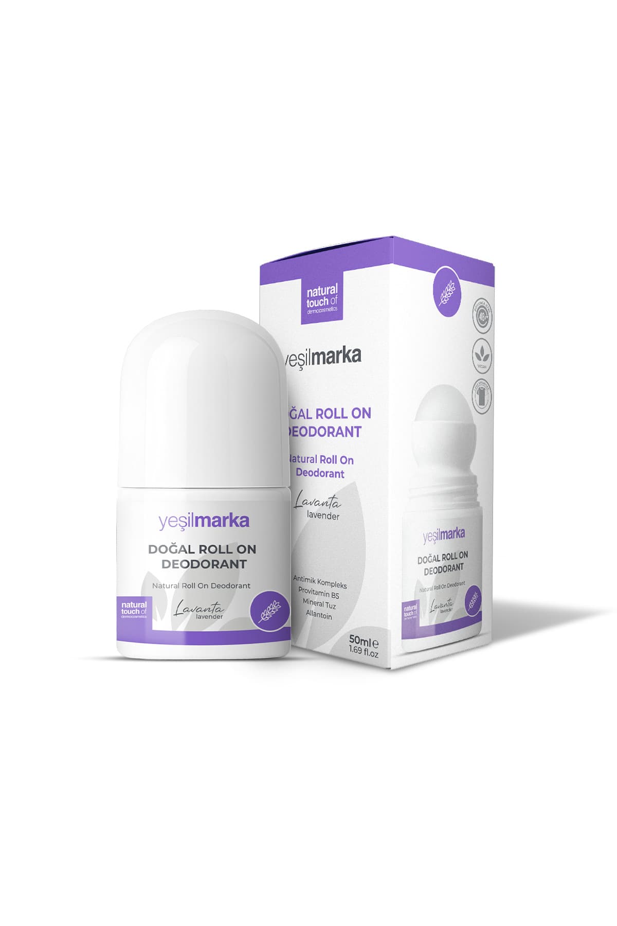 دئودورانت رولآن yeşilmarka با رایحه اسطوخودوس ضد بوی تعریق 50 ml دئودورانت رولآن yeşilmarka با رایحه اسطوخودوس ضد بوی تعریق 50 ml