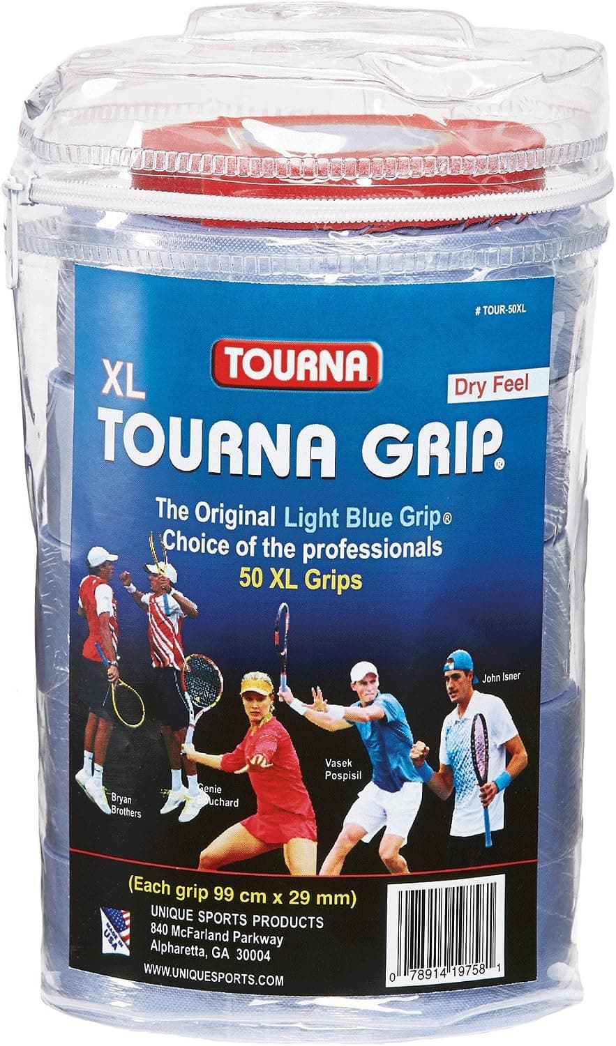 گریپ تنیس Tourna Grip XL با حس خشک اصلی گریپ تنیس Tourna Grip XL با حس خشک اصلی