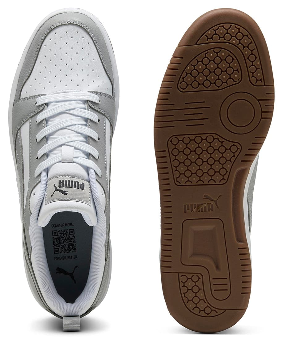 کفش اسنیکر مردانه Puma سفید Rebound V6 Low مدل 40638853 کفش اسنیکر مردانه Puma سفید Rebound V6 Low مدل 40638853
