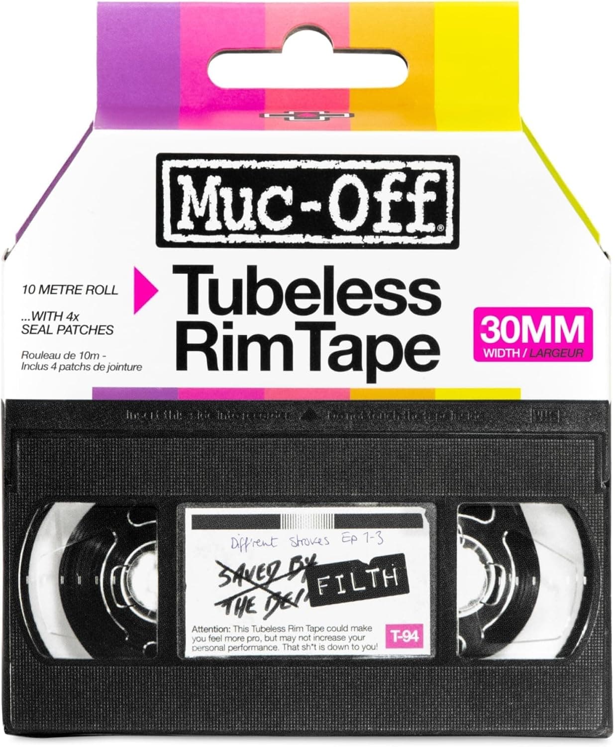 نوار رینگ تیوبلس دوچرخه Muc-Off چسب حساس به فشار 25mm رول 10 متری با 4 وصله آببندی نوار رینگ تیوبلس دوچرخه Muc-Off چسب حساس به فشار 25mm رول 10 متری با 4 وصله آببندی