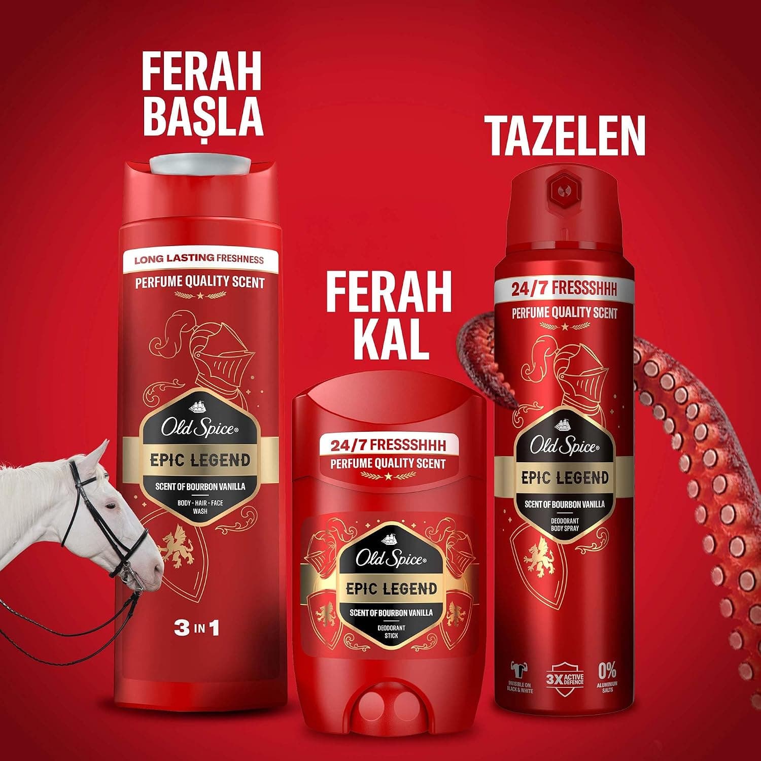 استیک دئودورانت مردانه Old Spice Epic Legend مدل 50 ml استیک دئودورانت مردانه Old Spice Epic Legend مدل 50 ml