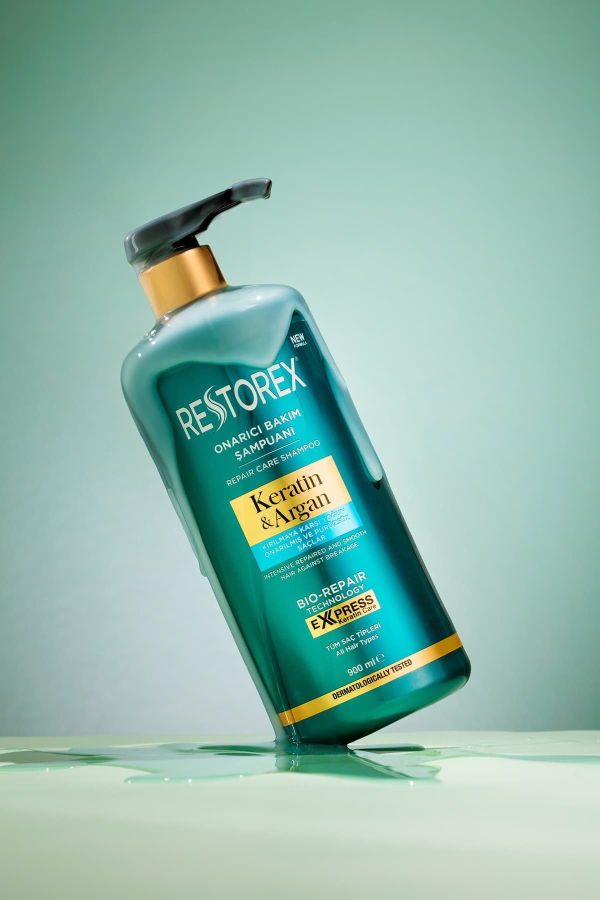 شامپو ترمیمکننده Restorex حاوی کراتین و آرگان ضد شکنندگی 2 x 900 ml شامپو ترمیمکننده Restorex حاوی کراتین و آرگان ضد شکنندگی 2 x 900 ml