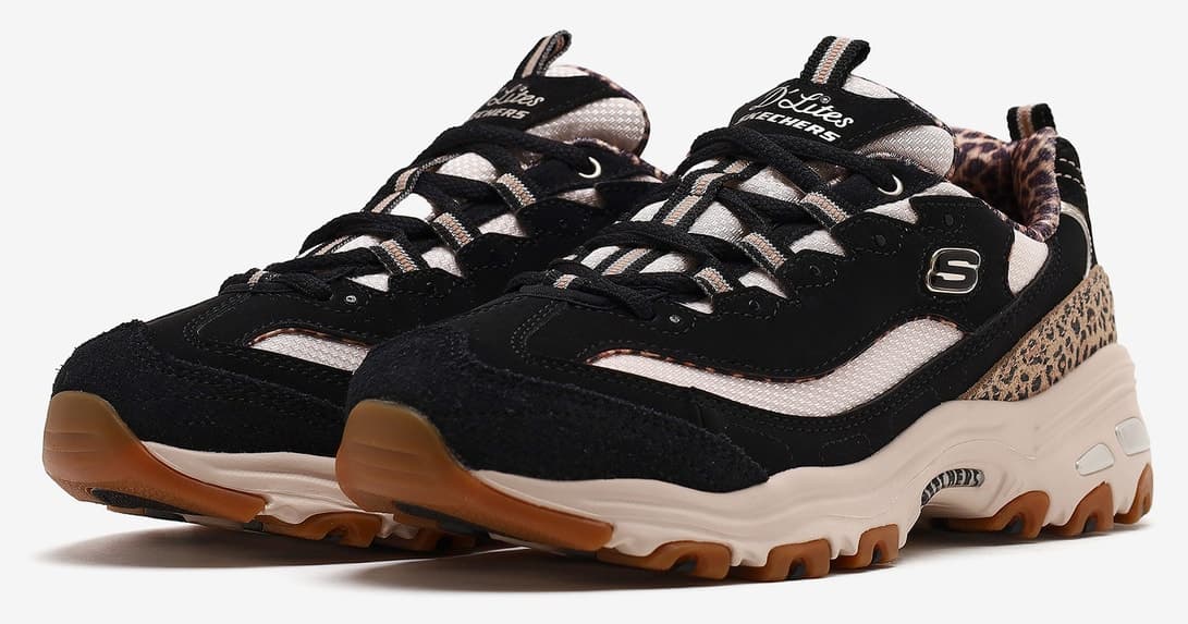 کفش اسنیکر زنانه Skechers مشکی D'lites مدل 150877 BLK کفش اسنیکر زنانه Skechers مشکی D'lites مدل 150877 BLK