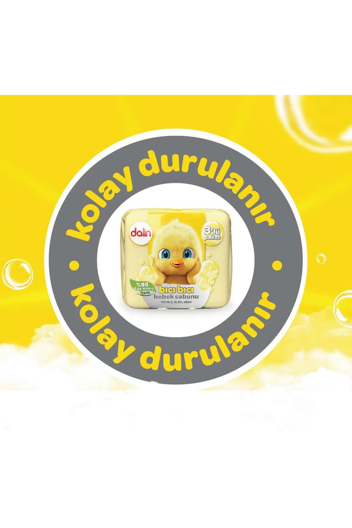 صابون بچه Dalin Bıcı Bıcı بسته 3 عددی صابون بچه Dalin Bıcı Bıcı بسته 3 عددی