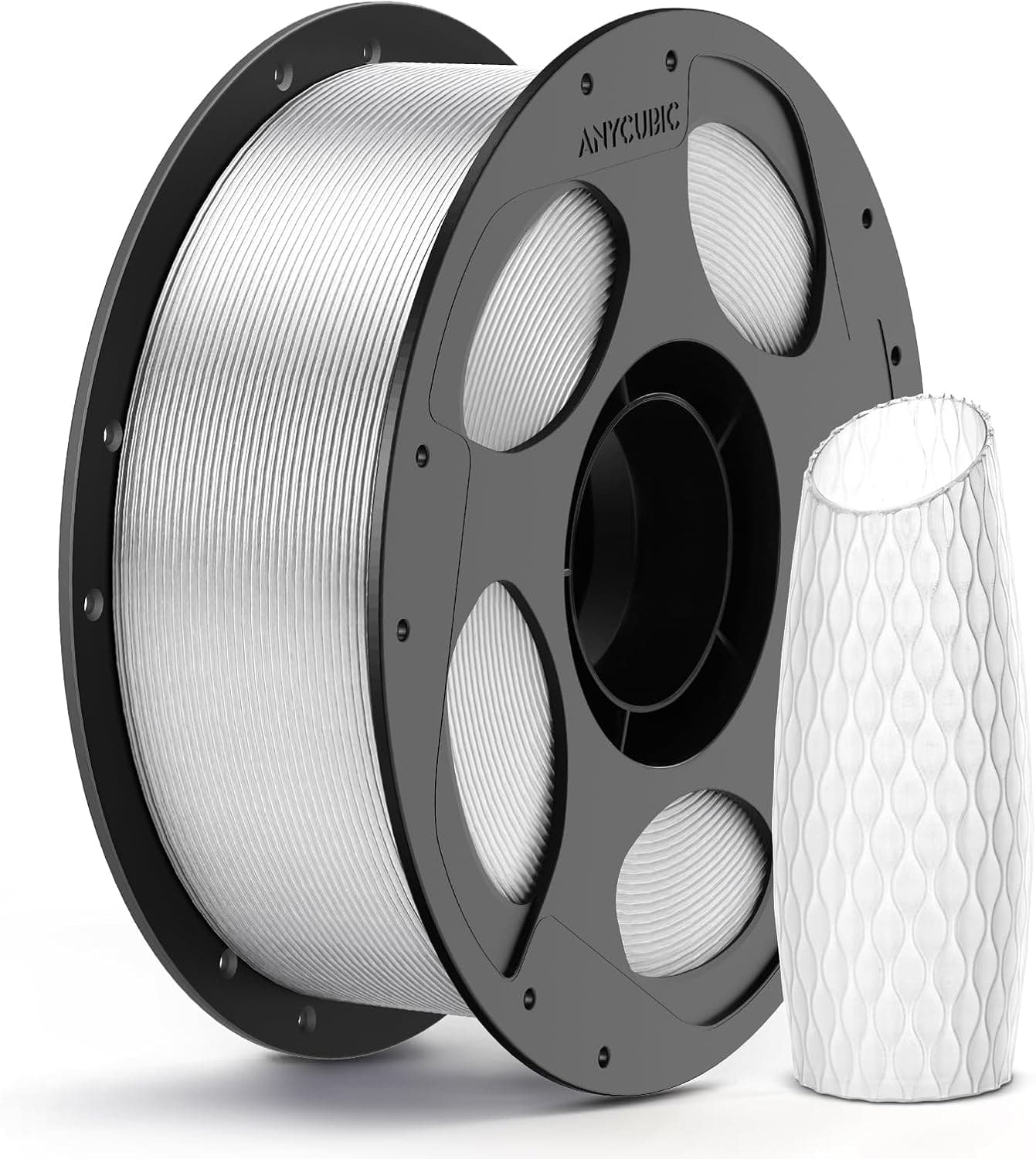 فیلامنت پرینتر سه بعدی PLA مدل ANYCUBIC RFID قطر 1.75mm دقت ابعادی +/- 0.02mm وزن 1KG شفاف فیلامنت پرینتر سه بعدی PLA مدل ANYCUBIC RFID قطر 1.75mm دقت ابعادی +/- 0.02mm وزن 1KG شفاف