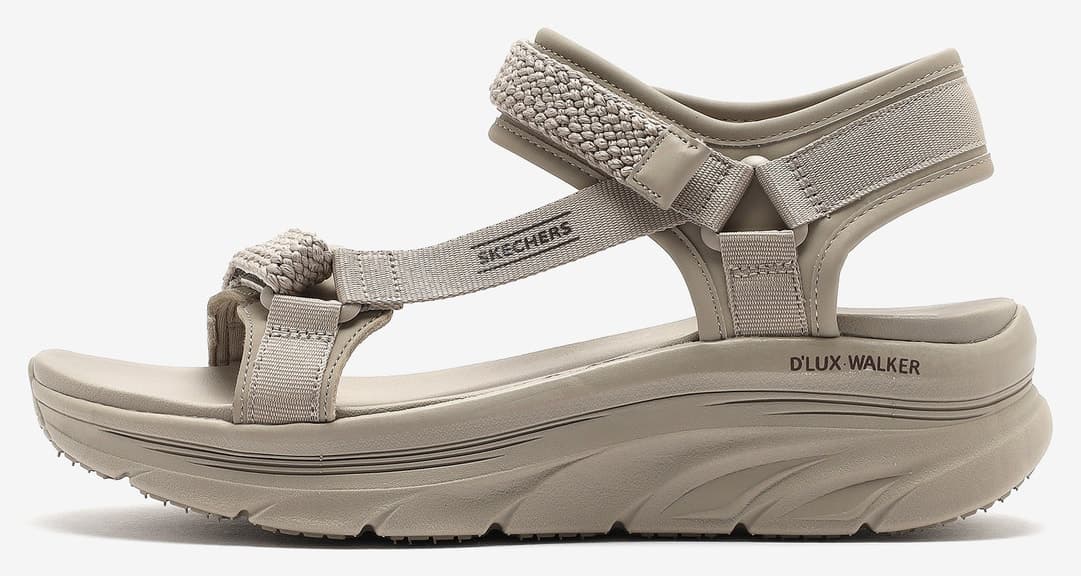 صندل زنانه Skechers D'lux WALKER PRETTY FIELD بژ TPE مدل 119822 صندل زنانه Skechers D'lux WALKER PRETTY FIELD بژ TPE مدل 119822