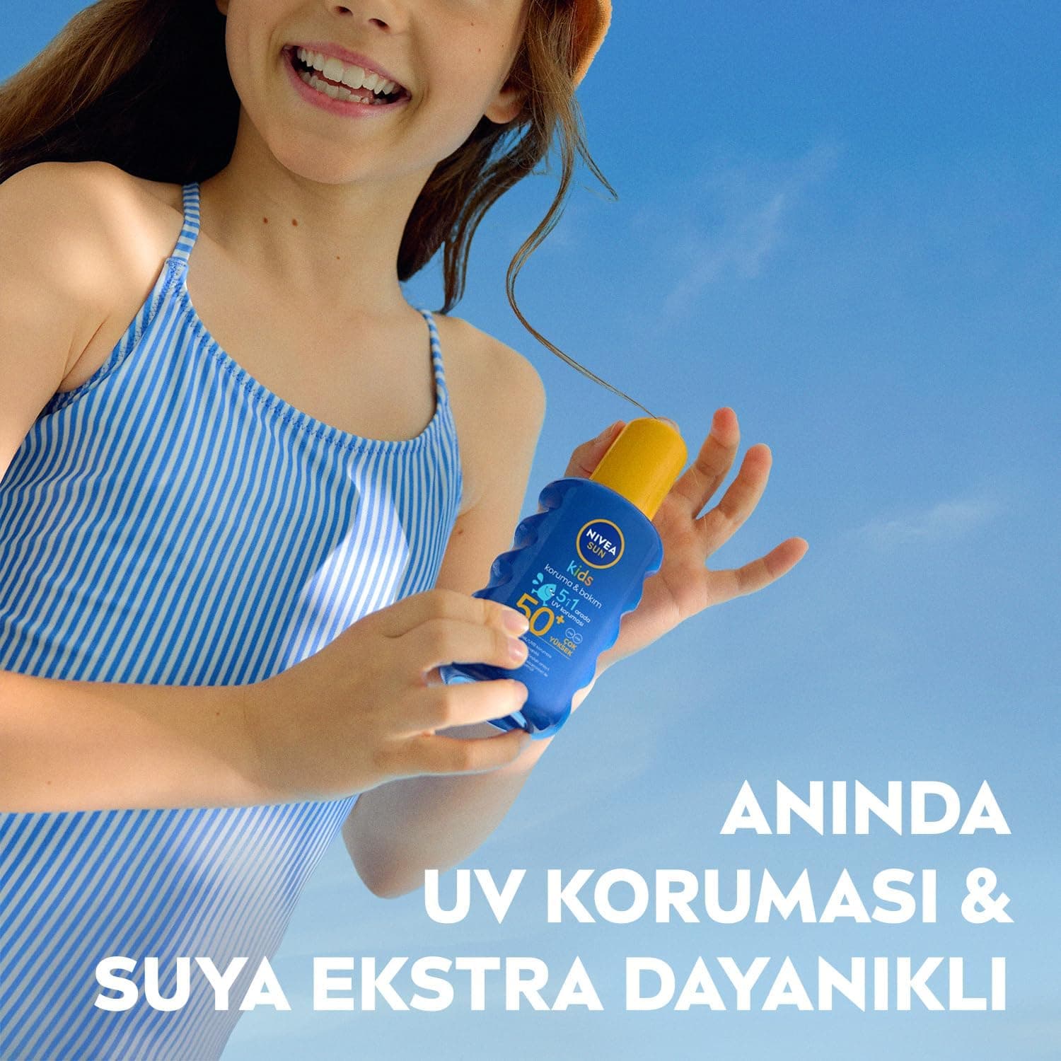 اسپری ضدآفتاب بدن کودکان NIVEA SUN SPF50+ ضدآب با ویتامین E&C 200ml اسپری ضدآفتاب بدن کودکان NIVEA SUN SPF50+ ضدآب با ویتامین E&C 200ml