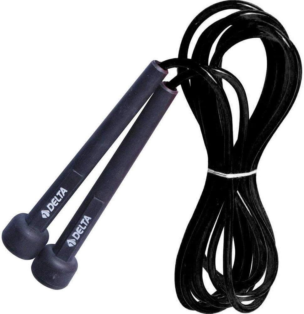 طناب پرش Delta Spor با طول قابل تنظیم Deluxe مشکی طناب پرش Delta Spor با طول قابل تنظیم Deluxe مشکی
