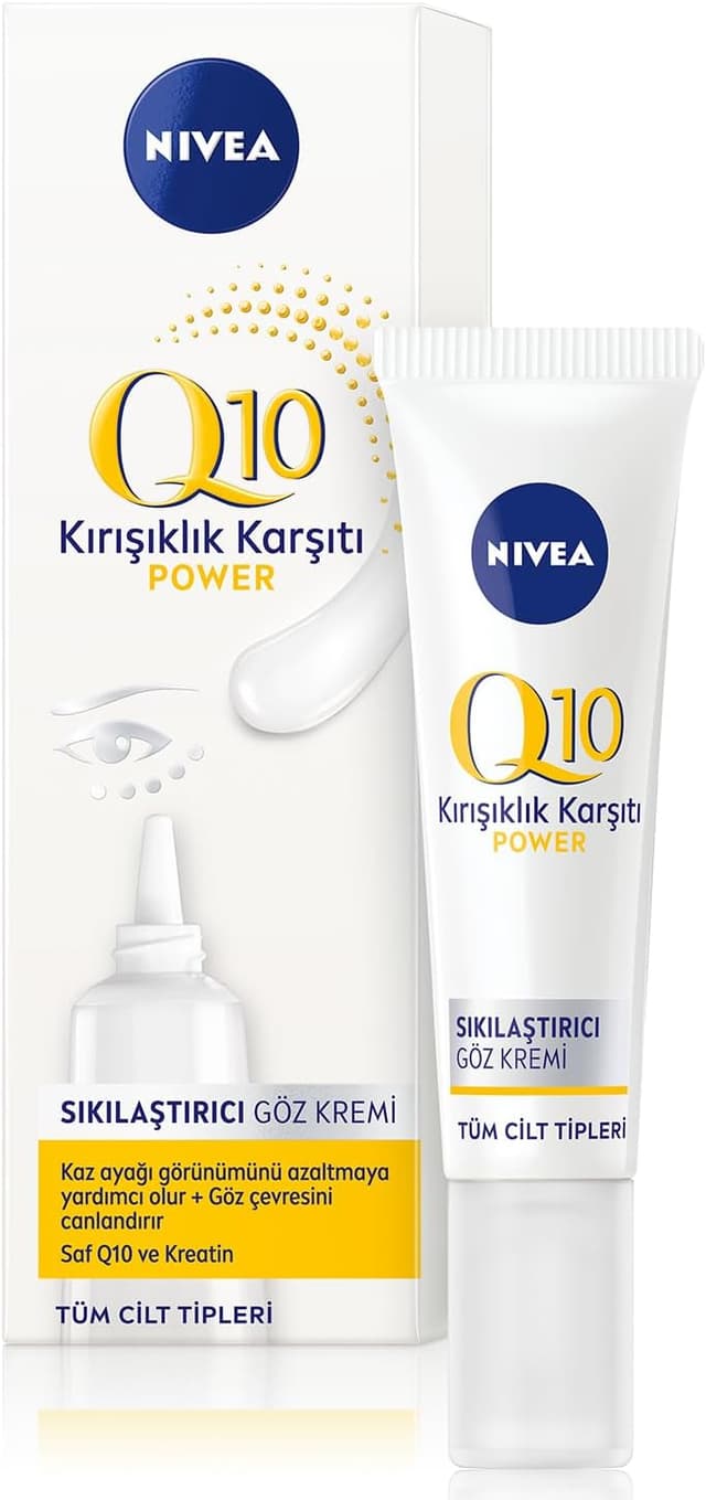 کرم دور چشم NIVEA Q10 Power ضدچروک و سفتکننده 15 ml کرم دور چشم NIVEA Q10 Power ضدچروک و سفتکننده 15 ml