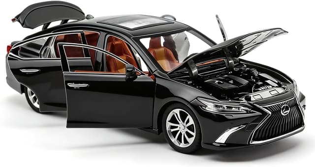 ماشین اسباببازی کششی WAKAKAC با نور و صدا مدل Lexus ES300 1/24 مشکی ماشین اسباببازی کششی WAKAKAC با نور و صدا مدل Lexus ES300 1/24 مشکی