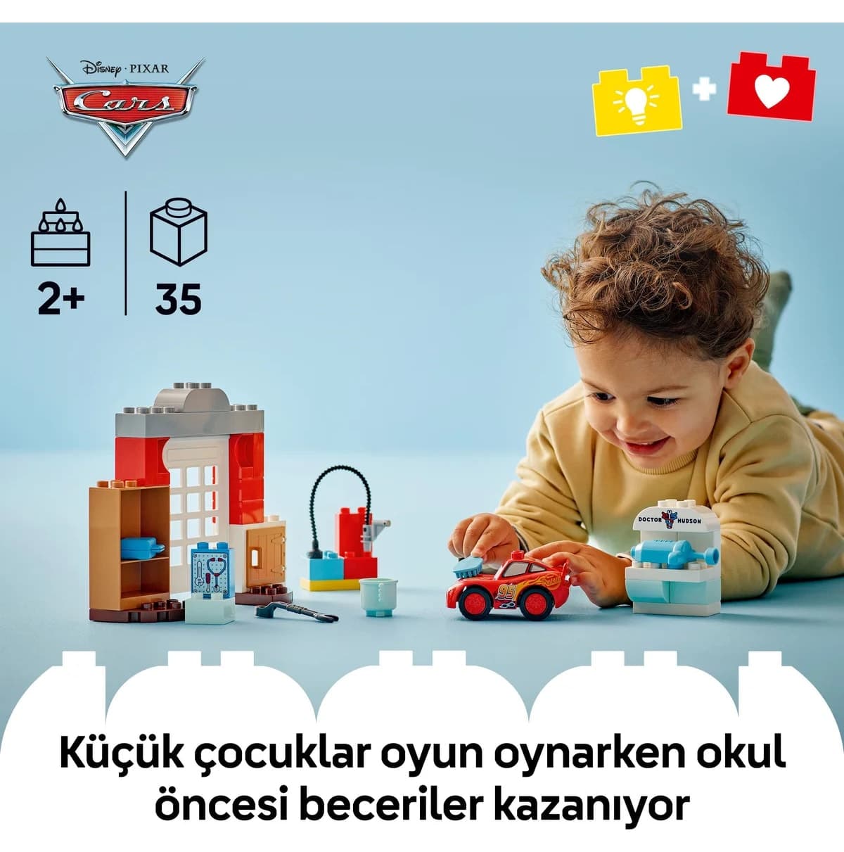 لگو DUPLO گاراژ Doc با Disney McQueen 35 قطعه مدل 10456 لگو DUPLO گاراژ Doc با Disney McQueen 35 قطعه مدل 10456