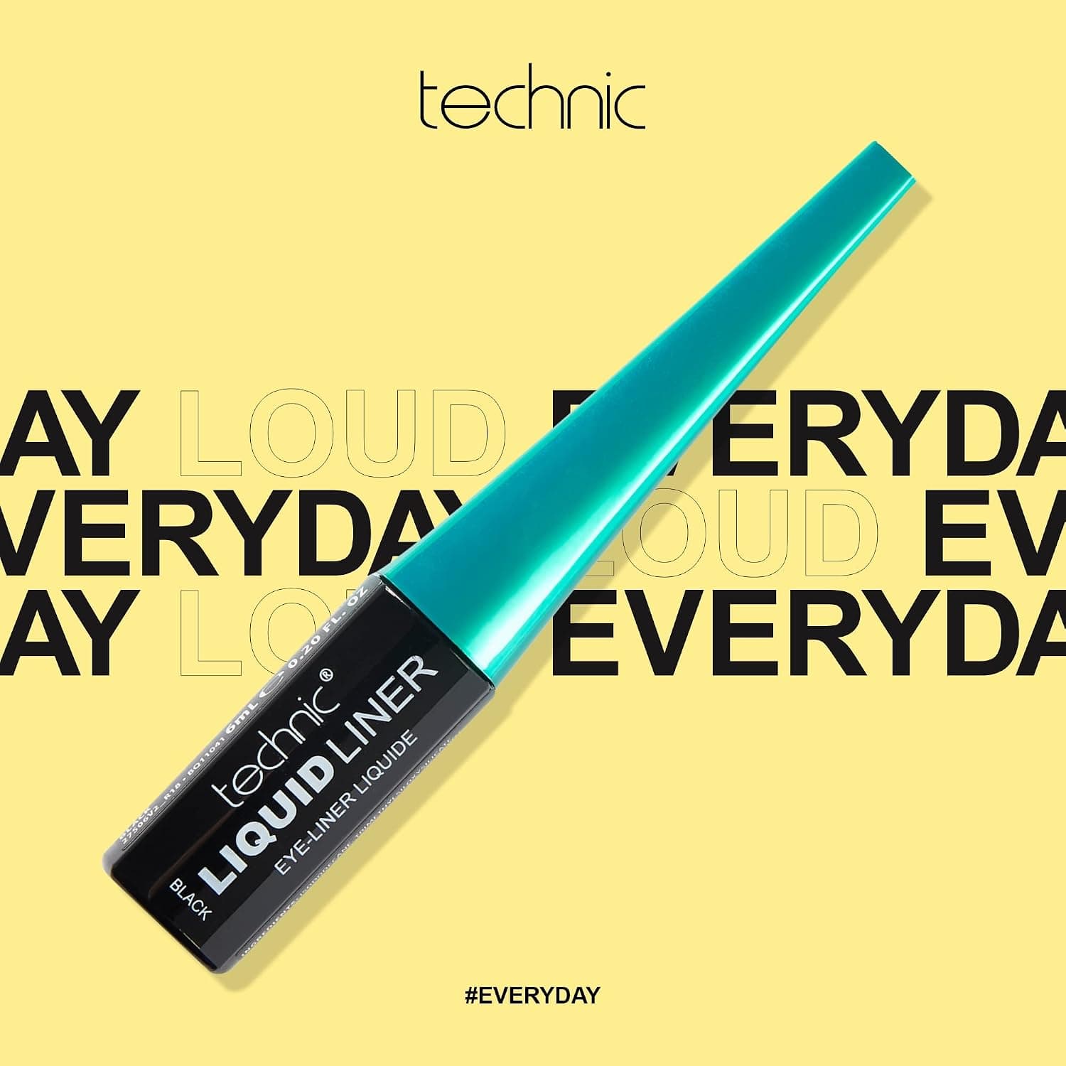 خط چشم مایع ضدآب مشکی technic 6ml خط چشم مایع ضدآب مشکی technic 6ml