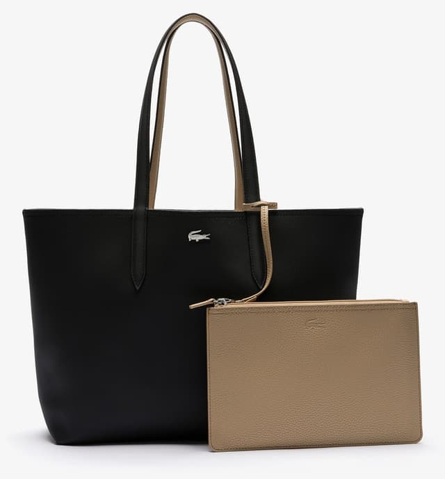 کیف دوشی زنانه Lacoste دوطرفه مشکی مدل Anna کیف دوشی زنانه Lacoste دوطرفه مشکی مدل Anna