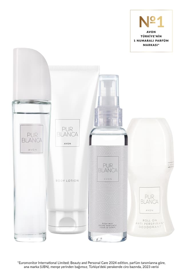 ست عطر زنانه Avon Pur Blanca شامل لوسیون، رولآن و اسپری بدن ست عطر زنانه Avon Pur Blanca شامل لوسیون، رولآن و اسپری بدن