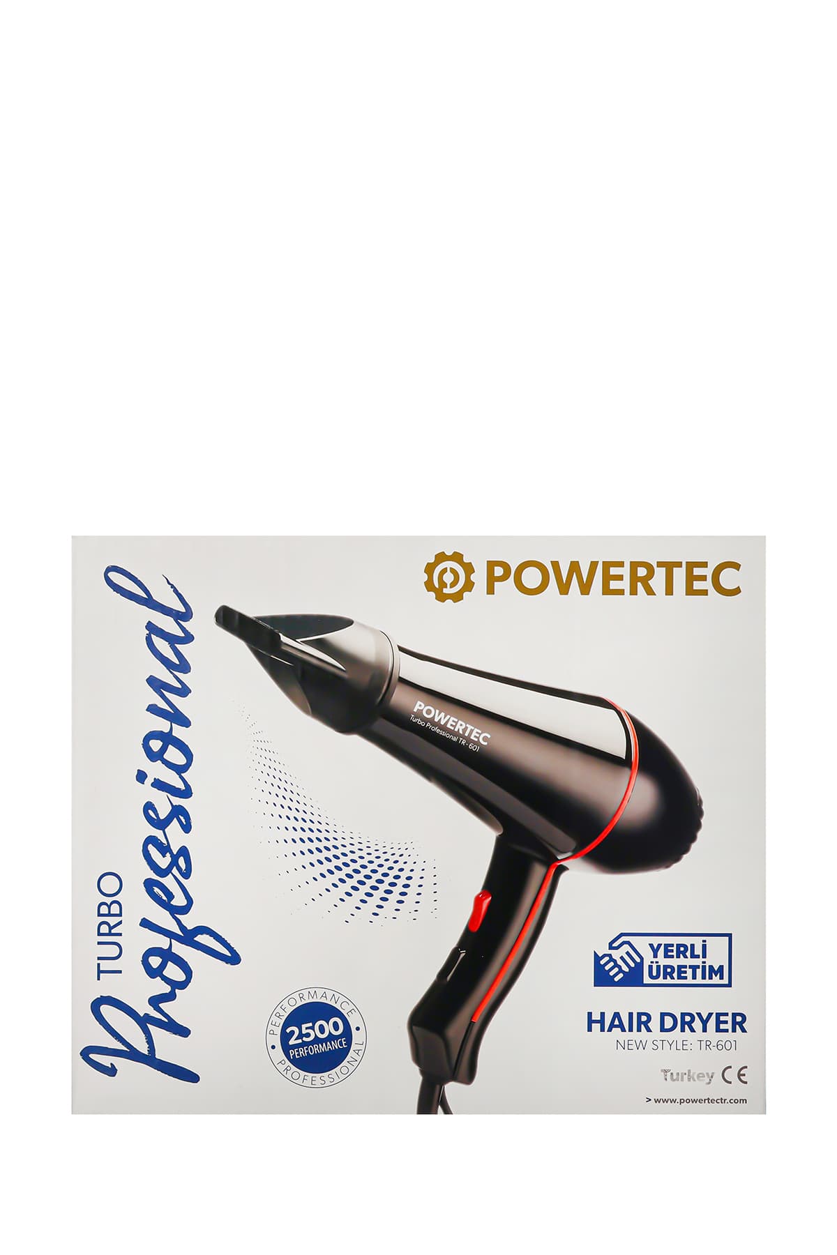 سشوار Powertec سری حرفهای توربو با کابل 2.7m توان 2500 W مدل TR-601 سشوار Powertec سری حرفهای توربو با کابل 2.7m توان 2500 W مدل TR-601
