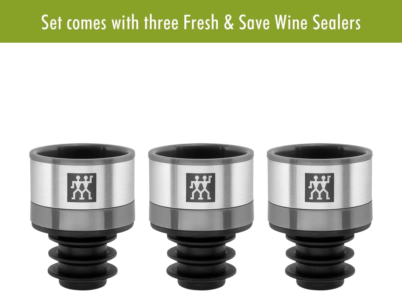 ست هدیه درب وکیوم شراب ZWILLING Fresh & Save 3-pc ست هدیه درب وکیوم شراب ZWILLING Fresh & Save 3-pc