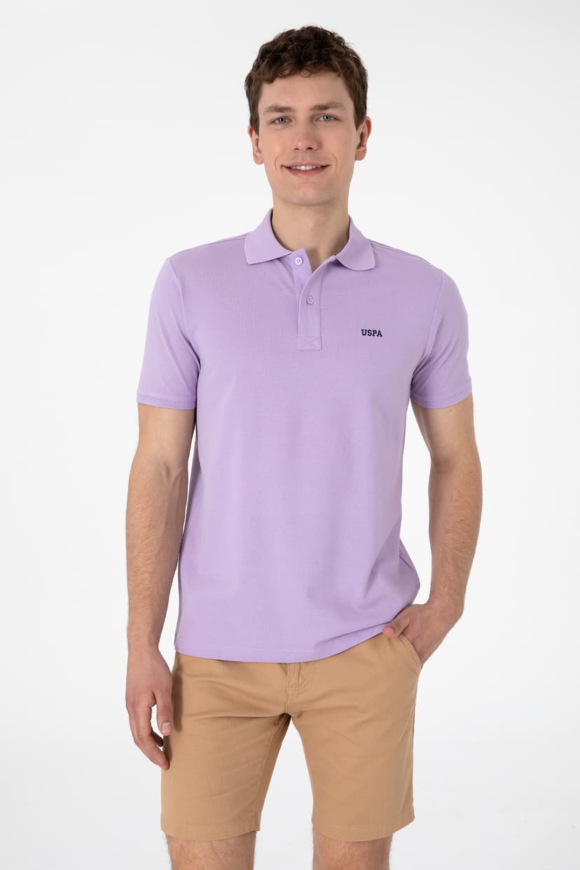 تیشرت مردانه U.S. Polo Assn. فیت معمولی یقه پولو بنفش ساده مدل 50306007-VR034 تیشرت مردانه U.S. Polo Assn. فیت معمولی یقه پولو بنفش ساده مدل 50306007-VR034