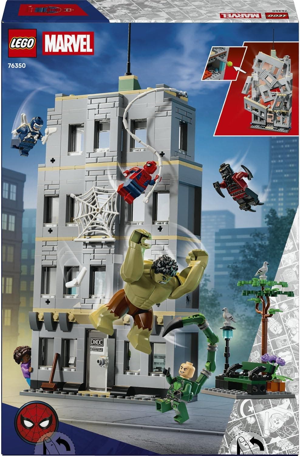 لگو Marvel نبرد حماسی Spider-Man و Hulk مدل 76350 لگو Marvel نبرد حماسی Spider-Man و Hulk مدل 76350