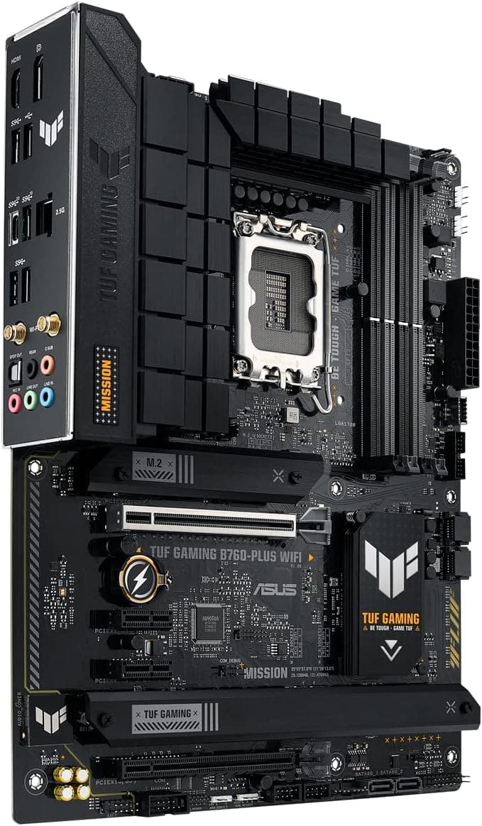 مادربورد ASUS TUF Gaming مدل B760-PLUS WiFi سوکت LGA 1700 مشکی مادربورد ASUS TUF Gaming مدل B760-PLUS WiFi سوکت LGA 1700 مشکی
