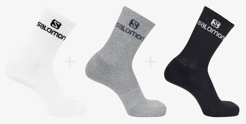 جوراب یونیسکس Salomon Everyday Crew مدل LC1445300 3 عددی سیاه-خاکستری-سفید جوراب یونیسکس Salomon Everyday Crew مدل LC1445300 3 عددی سیاه-خاکستری-سفید