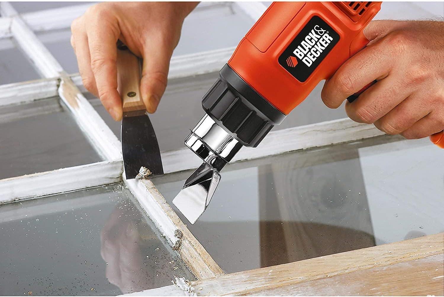 سشوار صنعتی سیمدار 2 حالته BLACK+DECKER، 1750W، نارنجی/مشکی مدل KX1650-B5 سشوار صنعتی سیمدار 2 حالته BLACK+DECKER، 1750W، نارنجی/مشکی مدل KX1650-B5