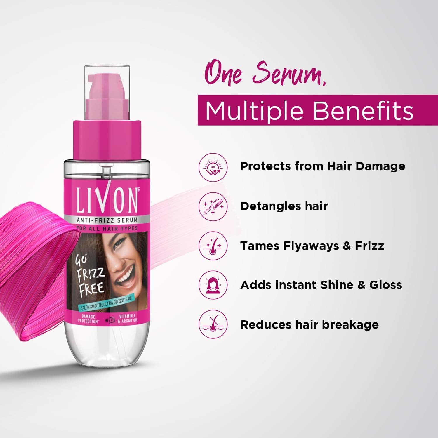 سرم موی Livon ابریشمی 50Ml سرم موی Livon ابریشمی 50Ml
