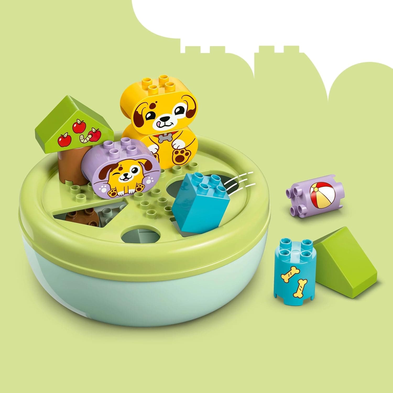 لگو DUPLO آموزشی جورچین شکل خانه سگ برای کودکان 1.5 سال به بالا مدل 10441، 17 قطعه لگو DUPLO آموزشی جورچین شکل خانه سگ برای کودکان 1.5 سال به بالا مدل 10441، 17 قطعه