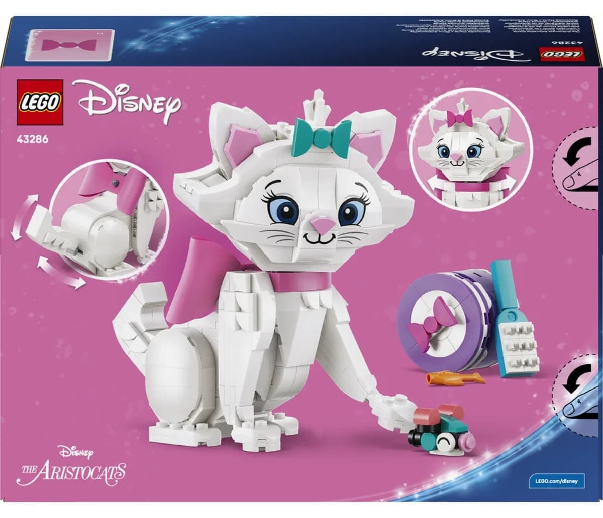 لگو 43286 Disney Aristokediler Marie با ۳۶۹ قطعه لگو 43286 Disney Aristokediler Marie با ۳۶۹ قطعه