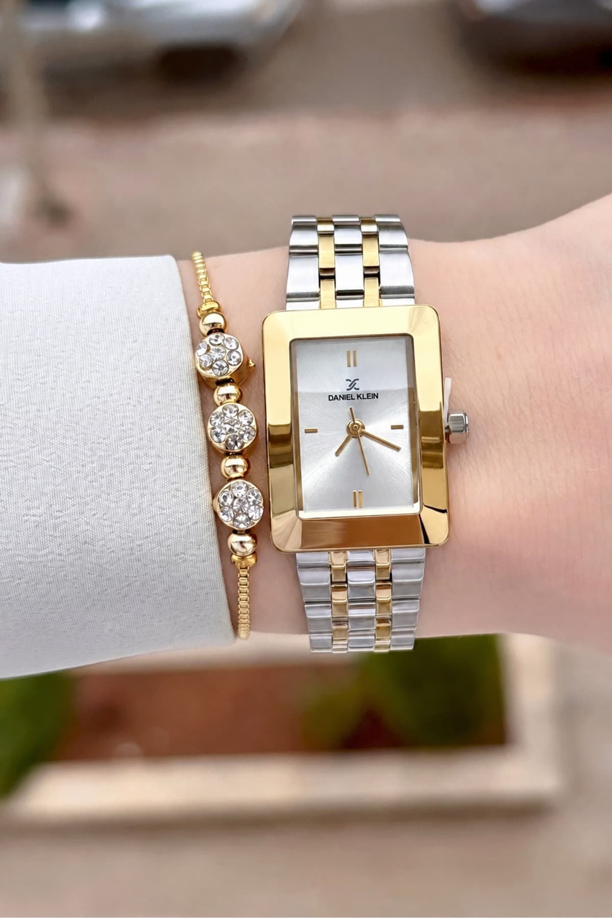 ساعت مچی زنانه Daniel Klein Gold خاکستری 22 mm همراه دستبند ساعت مچی زنانه Daniel Klein Gold خاکستری 22 mm همراه دستبند