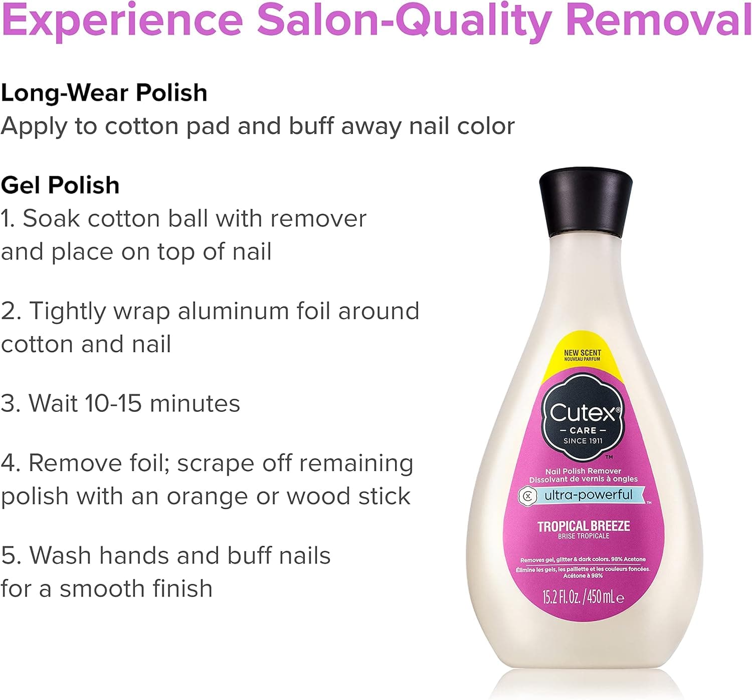 محصول Cutex با رایحه نسیم استوایی 450ml شفاف محصول Cutex با رایحه نسیم استوایی 450ml شفاف