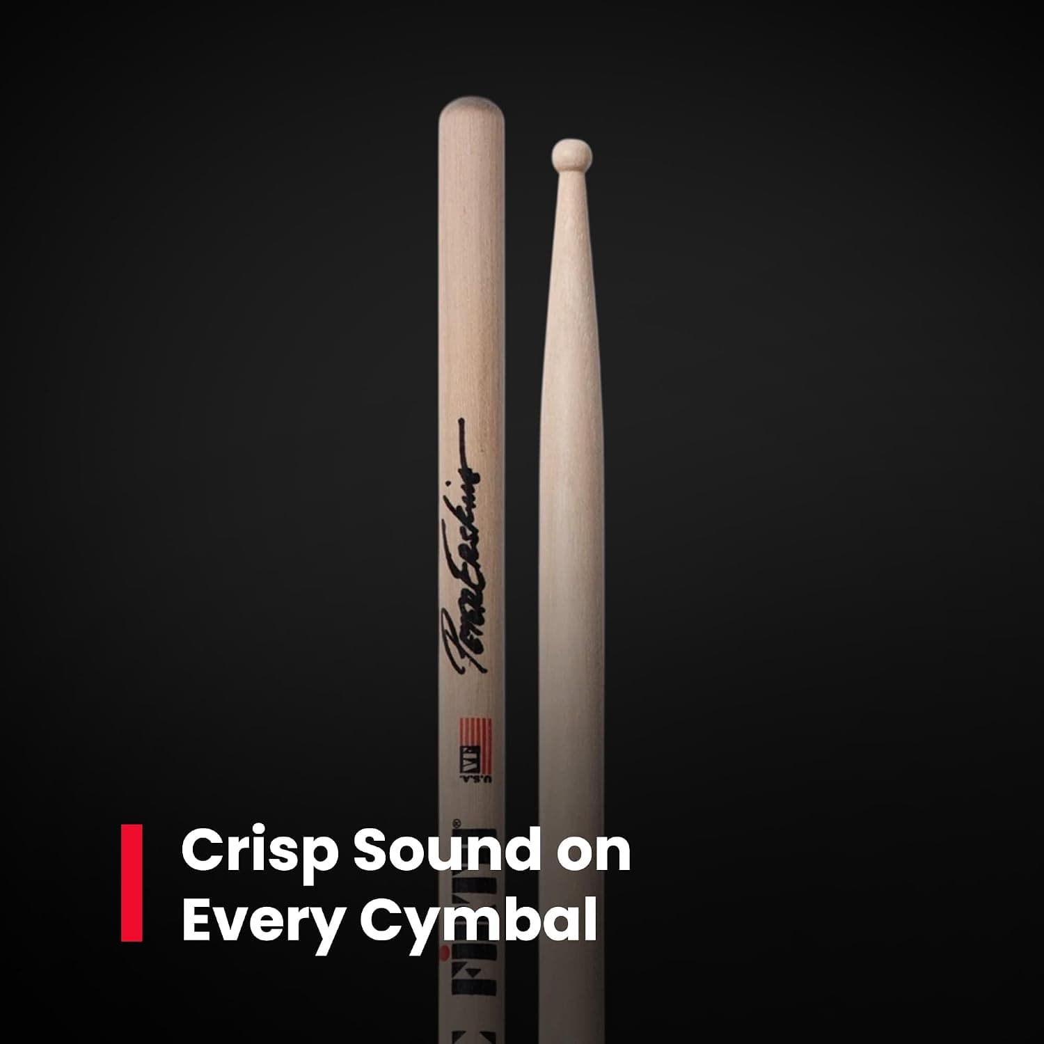 چوب درام Vic Firth Peter Erskine Signature هیکوری آمریکایی نوک چوبی چوب درام Vic Firth Peter Erskine Signature هیکوری آمریکایی نوک چوبی