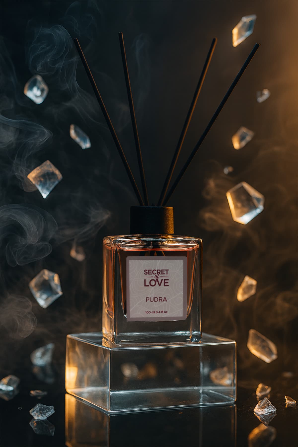 خوشبوکننده هوای اتاق چوبدار SECRET OF LOVE PUDRA 100ml خوشبوکننده هوای اتاق چوبدار SECRET OF LOVE PUDRA 100ml