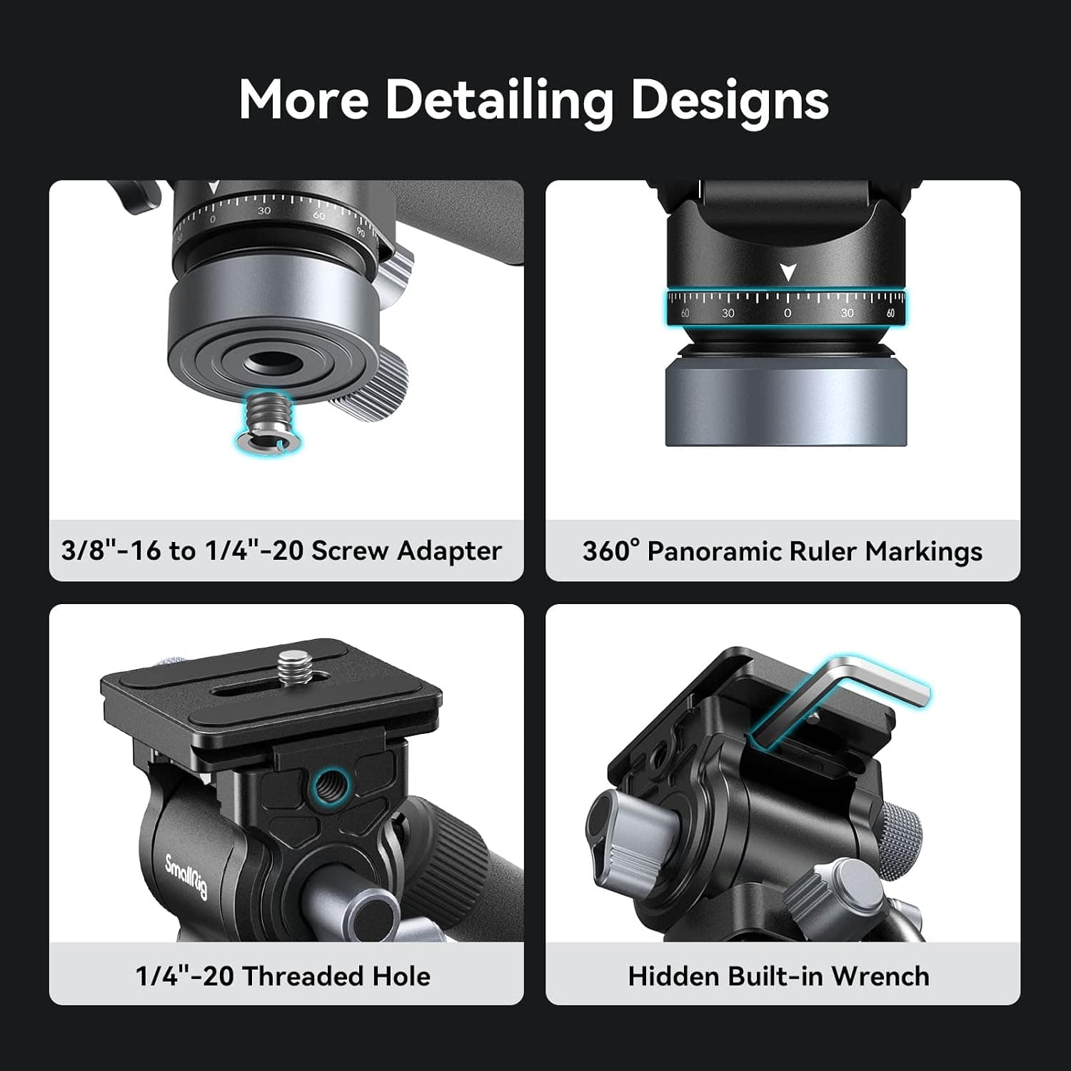 هد ویدئویی SMALLRIG مدل 4170 CH20 هد ویدئویی SMALLRIG مدل 4170 CH20