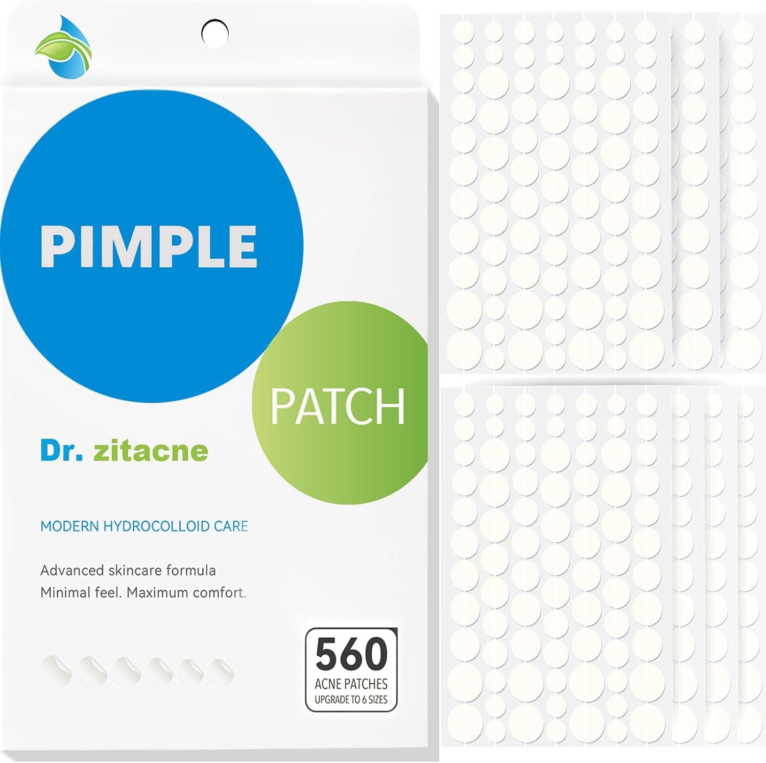 پچ ضدجوش صورت Dr. Zitacne هیدروکلوئیدی 255 عددی، طرح ستاره، حاوی روغن درخت چای، 5 رنگ و اندازه 8,10,12,14,16mm پچ ضدجوش صورت Dr. Zitacne هیدروکلوئیدی 255 عددی، طرح ستاره، حاوی روغن درخت چای، 5 رنگ و اندازه 8,10,12,14,16mm