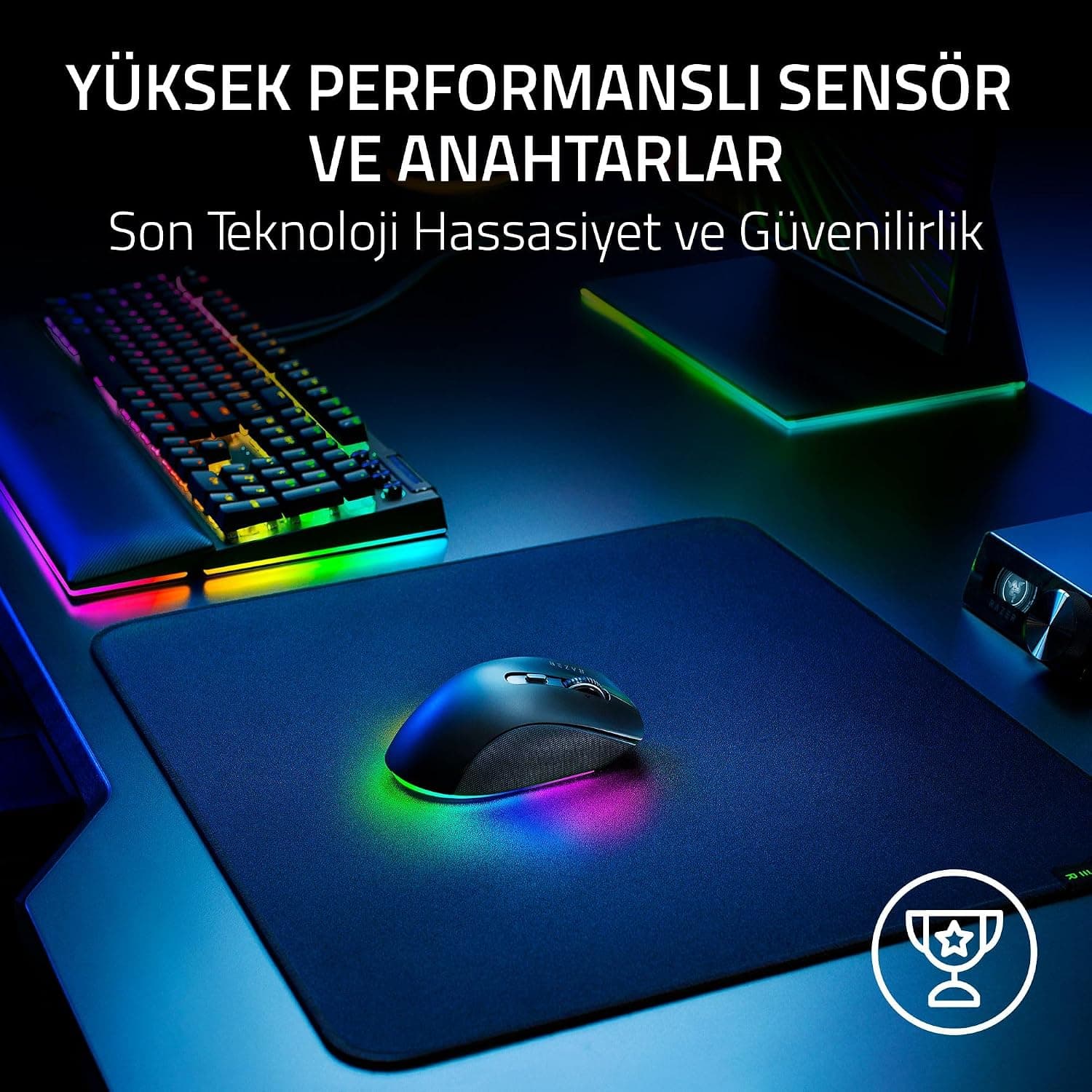 موس بیسیم ارگونومیک Razer Pro Click V2 با AI Prompt Assist و حسگر نوری 30K، مشکی موس بیسیم ارگونومیک Razer Pro Click V2 با AI Prompt Assist و حسگر نوری 30K، مشکی