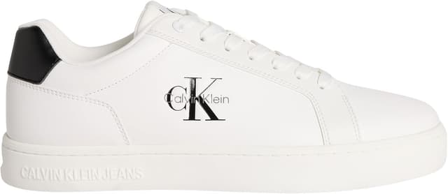 اسنیکر چرمی بندی Calvin Klein با طرح CK مدل CLASSIC CUPSOLE MONO LTH اسنیکر چرمی بندی Calvin Klein با طرح CK مدل CLASSIC CUPSOLE MONO LTH